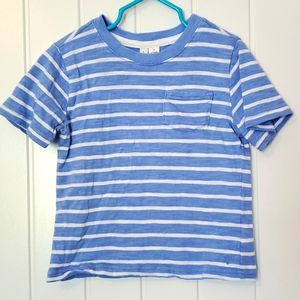 Janie and Jack Blue and White Tee Shirt